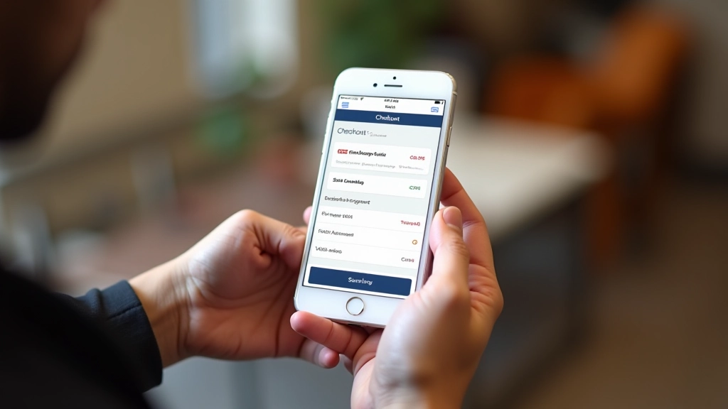 Schermo del cellulare che mostra sistema di pagamento e carrello digitale con diverse opzioni di pagamento disponibili